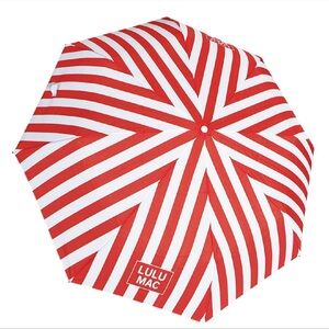 Lulu Mac Red Stripe Umbrella
